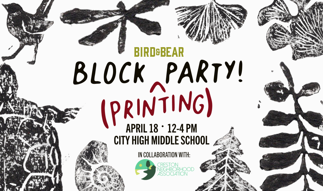 Block Printing @ Earth Day Fest